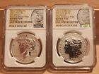 2023-S Reverse Proof $1 Morgan and Peace Dollar Set NGC PF69 Early Release