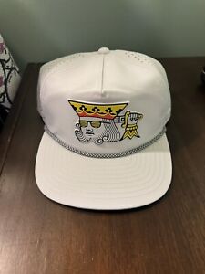 Swag Golf MELIN CORONADO SUICIDE KING WHITE SNAPBACK HAT DGAP Don't Give A Putt