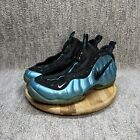 NIKE AIR FOAMPOSITE PRO USED SIZE 10 ELECTRIC BLUE RETRO BLACK WHITE BEATERS GUC