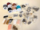 New ListingLarge Lot of Misc. Jewelry Supplies Destash, beads, cords, jump rings, more