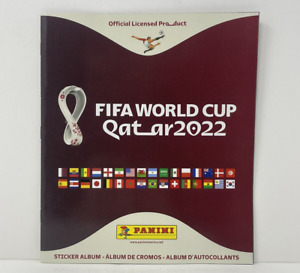 OFFICIAL PANINI FIFA WORLD CUP QATAR 2022 SPORTS STICKER ALBUM BOOK 10 STICKERS