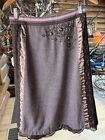 Anthropologie Elevenses Lace And Beaded Skirt, Size 2