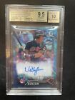 2016 Bowman Chrome Will Benson Auto Blue /150 Wave Refractor Reds BGS 9.5 10 RC