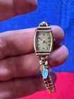 Vintage 10k Gold Filled *LONGINES*  Ladies Watch AA-289.  *WORKS INTERMITTENTLY*