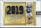 2019 Panini Instant Hunter Renfrow Prime Cuts Rookie Patch Auto #7/10 Raiders