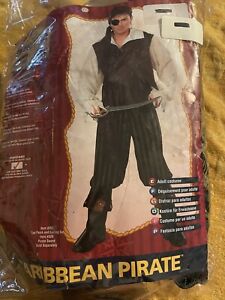 Mens Adult Pirates Of The Seven Seas Caribbean Pirate Swashbuckler Costume