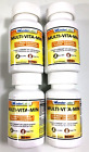 Wonder Laboratories Multi-Vita-Min Vitamins 30 Tablets Exp 12/24 New - Lot of 4