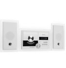 Stereo Wall Mounth System Slim Art Shelf Boombox CD Player USB/AUX/FM Radio NEW!