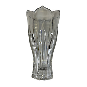 New ListingGorham Lotus Vase leaded crystal vintage Large tulip shape 10 inches 1990 German