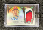 New Listing2023 Topps Dynasty Mike Trout Data On Base Plus Slugging 3 Color Patch Auto /10