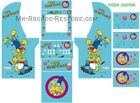 Arcade1Up The Simpsons Side Art Arcade Cabinet Kit Artwork Graphics Decals Print