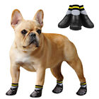 Dog Shoes Black Anti-Slip Waterproof Snow Shoes for Dogs Rubber Pet Dog Boots