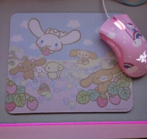 Sanrio Cinnamoroll MOUSE PAD Custom Gaming Hello Kitty Kawaii Kuromi Melody Cute