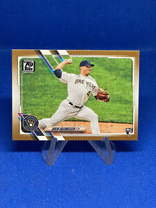 New Listing2021 Topps Series Two Drew Rasmussen 377 Gold Parallel /2021 Milwaukee Brewers