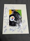 Pittsburgh Steelers Auto Matted photo - 17 signatures (Matte 16x20 - Photo 8x11)