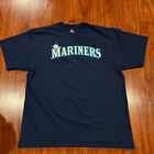 Majestic Men’s Seattle Mariners Navy Jersey Shirt Extra Large XL Baseball MLB