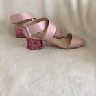 KATY PERRY, THE MARGOT,  PEARLIZED METALLIC, Pink, Size 7 1/2 M, New