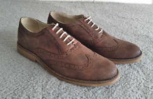 Tommy Hilfiger Stanford Oxford Brogue Mens Dress Shoes Size 12 Brown NEW