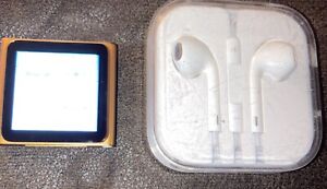 Apple iPod nano 6th Generation Orange ? (8 GB) - Model A1366 Bundle