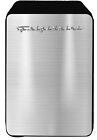 Mini Cooler Fridge Bar Retro Refrigerator Stainless Steel Appliance 10L 15-Can