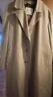 London Fog Men's Trench Rain Coat with Removable Wool Liner - 46R