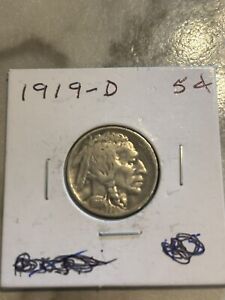 1919 d buffalo nickel Better Date Bargain Check My Listings😊