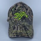 New ListingG Loomis Camo Fitted Hat Cap Stretch Embroidered Skeleton Fish Camouflage Green