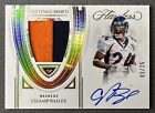 2022 Flawless Champ Bailey Distinguished Player Worn Patch Auto /25