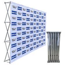 8x10ft Fabric Pop Up Display Stand，for Trade Show Backdrop Booth Display Stand