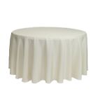 YCC Linens - 120 Inch Round Polyester Tablecloths for weddings & special events