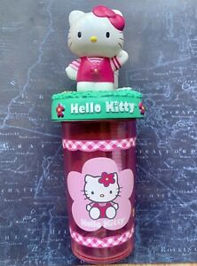 Hello Kitty Sanrio  Tumbler  Cup Beverage Rare 2001 cat 