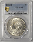 New Listing1884-O Morgan Silver Dollar PCGS Certified MS63