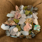 2000 Carat Lot of Mixed Opal (Green, Blue, Pink, Clear) Rough + FREE Faceted Gem