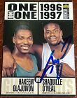 Shaquille O'Neal  NBA basketball HOFer auto autograph signed card SHAQ TNT LSU