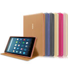 Smart Folio Leather Cover Case For All-New Amazon Kindle Fire HD 8