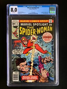 New ListingMARVEL SPOTLIGHT #32  CGC 8.0 -WHITE PAGES - 1st Spider-Woman - EXCEL Colors/Glo