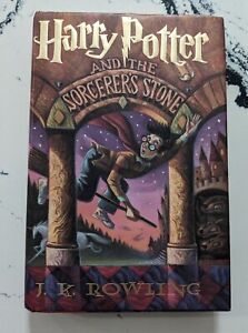 Harry Potter and the Sorcerer's Stone First Edition by J. K. Rowling 1998 HC/DJ