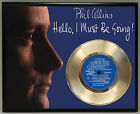 Phil Collins Poster Art Metalized Vinyl Record Memorabilia Plaque Wall Art
