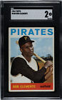 Roberto Bob Clemente - Pittsburgh Pirates 1964 Topps Baseball #440 SGC Graded 2