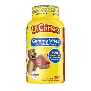 L’il Critters Gummy Vites Daily Gummy Multivitamin for Kids Vitamin C D3 for ...