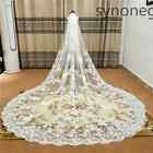 2024 Length Bridal Veil Lace Veil Wide Veil 1 Layer Wedding Veil hot