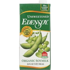 Eden Foods Unsweetened Edensoy Organic Soymilk 32 fl oz Liq