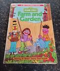 Vintage Golden 1979 Sesame Street Farm and Garden Coloring Book