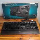 New ListingLogitech K740 Y-UY95 TESTED Illuminated Keyboard Wired USB Working 820-001268