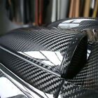 Carbon Fiber Vinyl Wrap Film Interior Control Panel Decals Car Parts Stickers (For: More than one vehicle)