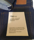 GAP 1969 Mens 30 30 Kaihara Japanese Selvedge Denim Stretch Skinny Jeans New Raw