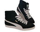 Puma Mid Classics Lace-Up Black Suede Leather Mens Trainers 351911 04