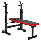 New，LX400 Adjustable Olympic Workout Bench with Squat Rack