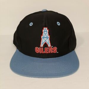 Vintage Team NFL Competitor Tennessee Houston Oilers Snap Back Hat 90s Rare NOS