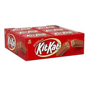 KIT KAT Milk Chocolate Wafer Candy Bars, Holiday, 1.5 oz Bulk Box (36 Count)